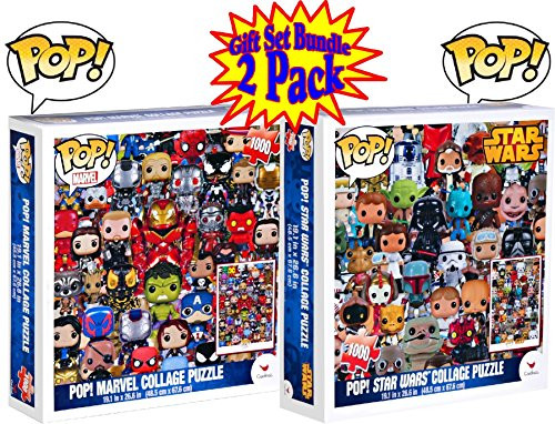 Marvel Funko Pop 1000 - Piece Collage Puzzles - 2 Pack