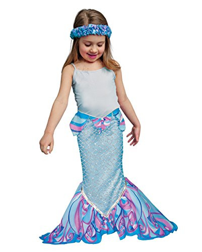 Dreamy Dress-Ups Child Costume Mermaid Tail (Blue)