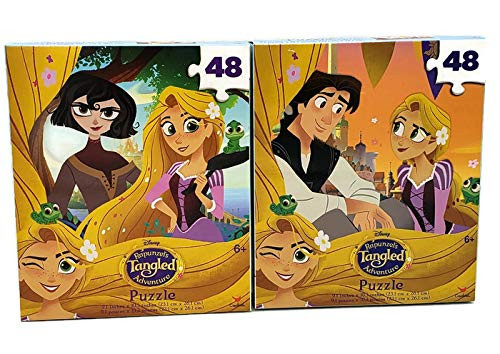 Rapunzels Tangled Adventure - 48 Piece Jigsaw Puzzle Bundle (Set of 2)