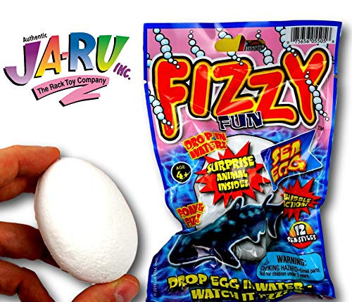 JA-RU Fizzy Magic Toy Animal Surprise Egg Hatching Eggs. | Item #5505-1