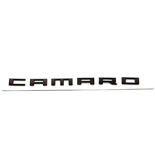 Yoaoo 1 OEM Camaro Letter Emblem 3D Badge Rs Ss Zl1 Z28 Chevy Matte Black