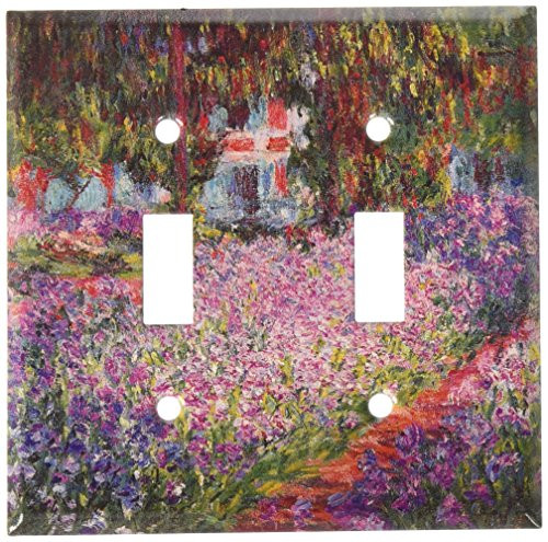 Art Plates - Monet: The Artist's Garden Switch Plate - Double Toggle