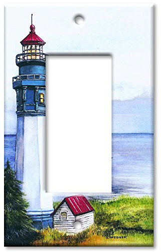 Art Plates - Lighthouse Switch Plate - Single Rocker