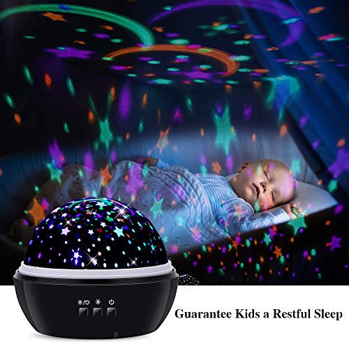 Star Night Light Projector,GoLine Projector Night Light for Toddler Baby, Rotating Starry Ceiling Light for Bedroom,Best Gift Ideas.