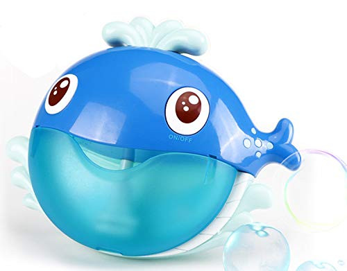 Aimoy Baby Bath Bubble Toy Bubble Blower Automatic Bubble Machine Bubble Maker with Nursery Rhyme Bathtub Bubble Toys for Infant Baby Children Kids Happy Tub Time (Whale)