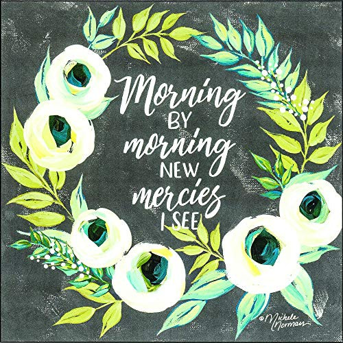 Dicksons Morning by Morning New Mercies 12 X 12 Wood Print Overlay Wall Art Sign Plaque Dicksons Morning by Morning New Mercies 12 X 12 Wood Print Overlay Wall Art Sign Plaque