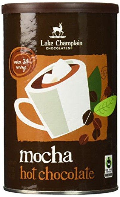 LAKE CHAMPLAIN CHOCOLATES Mocha Hot Chocolate Mix, 16 OZ LAKE CHAMPLAIN CHOCOLATES Mocha Hot Chocolate Mix, 16 OZ