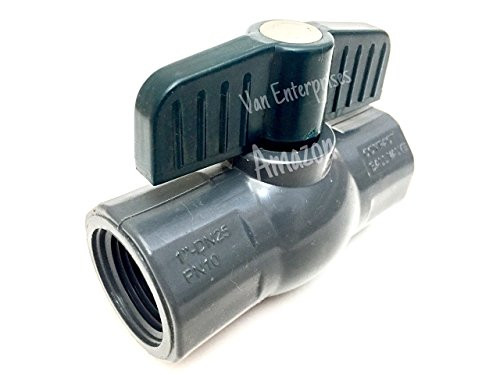 1" PRO SERIES PVC Ball Valve. SCHEDULE 80. FULL PORT, Compact Octagonal ball valve
