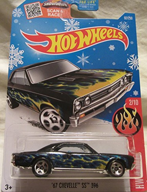 2016 Hot Wheels HW Flames '67 Chevelle SS 396 92/250 Snowflake Exclusive 2016 Hot Wheels HW Flames '67 Chevelle SS 396 92/250 Snowflake Exclusive