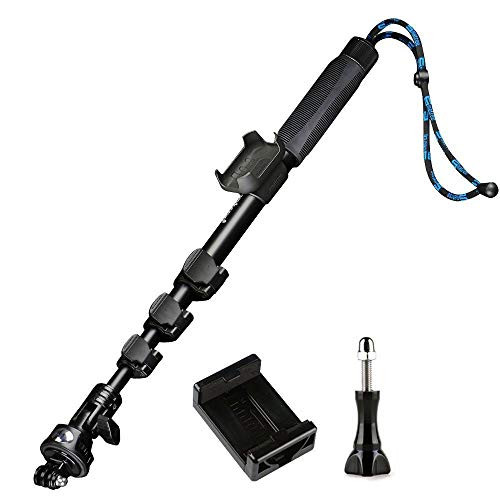 Smatree Y1 Telescoping Pole Compatible for GoPro Hero Fusion/7/6/5/4/3+/3/2/Session/GOPRO Hero (2018)/DJI OSMO Action Camera and cellphones Smatree Y1 Telescoping Pole Compatible for GoPro Hero Fusion/7/6/5/4/3+/3/2/Session/GOPRO Hero (2018)/DJI OSMO Action Camera and cellphones