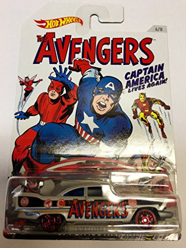 Hot Wheels, Captain America Avengers Exclusive, '57 Plymouth Fury