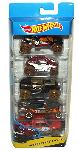 Hot Wheels 5 pack Off-Road Desert Force Vehicle Gift Pack Car Toys