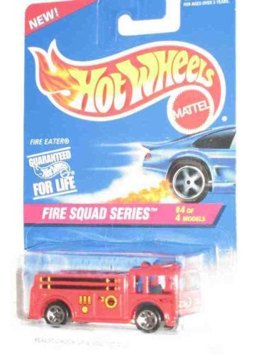 Fire Squad Series #4 Fire Eater 5-Spoke Wheels #427 Collectible Collector Car Mattel Hot Wheels 1:64 Scale