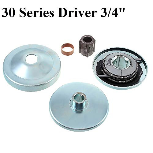 New 30 Series 6.5 HP Go Kart/Mini Bike Torque Converter Clutch Driver Pulley Replacement Comet Manco 212CC 3/4" Bore Max Torque (3/4" Torque Converter Clutch)