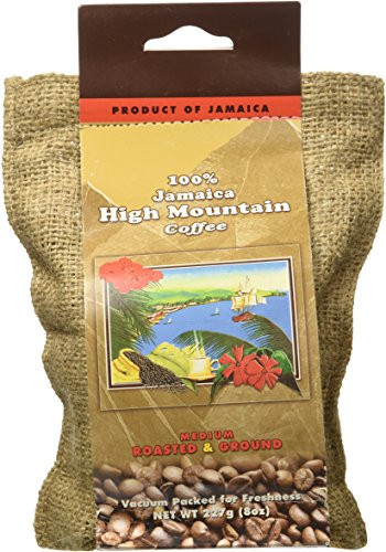 Island Blue 100% Jamaica High Mountain Ground Coffee (8oz)