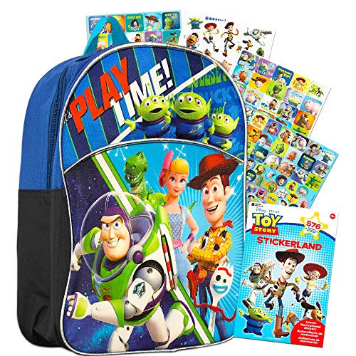 Toy Story 4 Mini Toddler Preschool Backpack (11") with Stickers