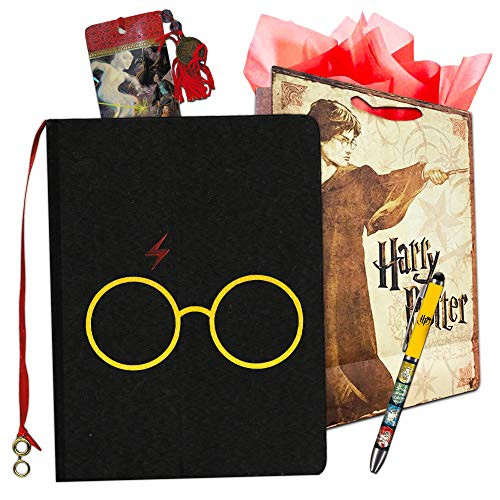 Inkworks Harry Potter Journal and Pen Set - Bundle Includes Premium Harry Potter Diary, Stylus Pen, Bookmark and Harry Potter Gift Bag (Harry Potter Merchandise)