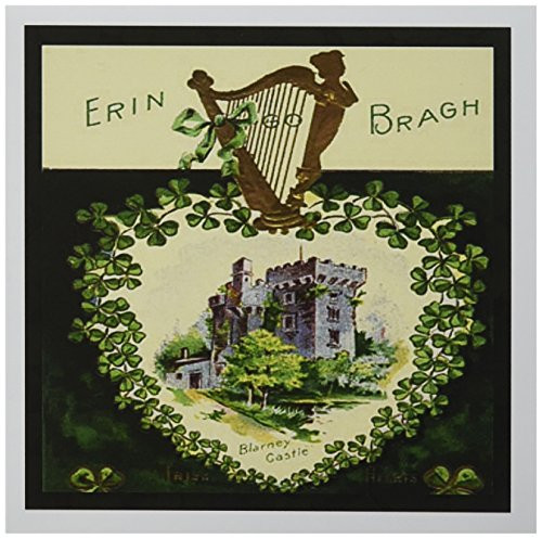3dRose Greeting Cards, 6 x 6 Inches, Pack of 6, Erin Go Braugh Blarney Castle, Vintage (gc_42897_1)