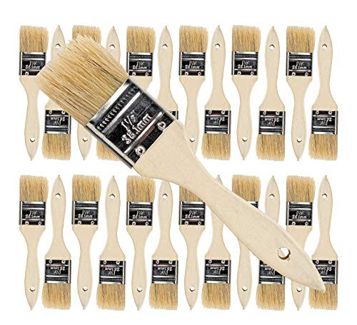 Pro Grade - Chip Paint Brushes - 24 Ea 1.5 Inch Chip Paint Brush Pro Grade - Chip Paint Brushes - 24 Ea 1.5 Inch Chip Paint Brush
