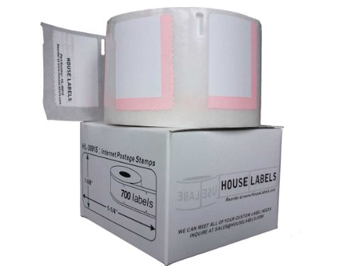 Houselabels 2-5/16 x 7-1/2 Inches Dymo Compatible 99019 1-Part Internet Postage Labels, 1 Roll, 150 Labels per Roll