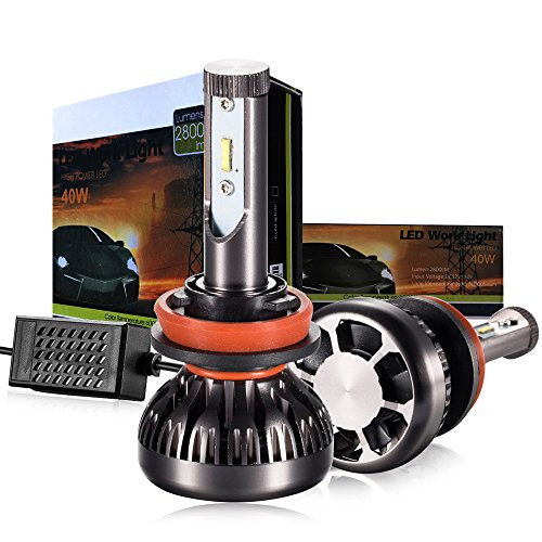 H11 LED Headlight bulbs, 6000K White H11 LED Bulb Headlight Extremely Bright CSP Chips Conversion Kit H8 H9 H11 LED Headlight bulbs, 6000K White H11 LED Bulb Headlight Extremely Bright CSP Chips Conversion Kit H8 H9