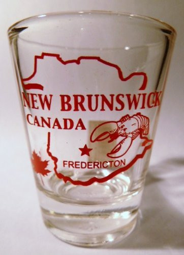 New Brunswick Canada (4 in Series of 13) Shot Glass. Collect Them All!