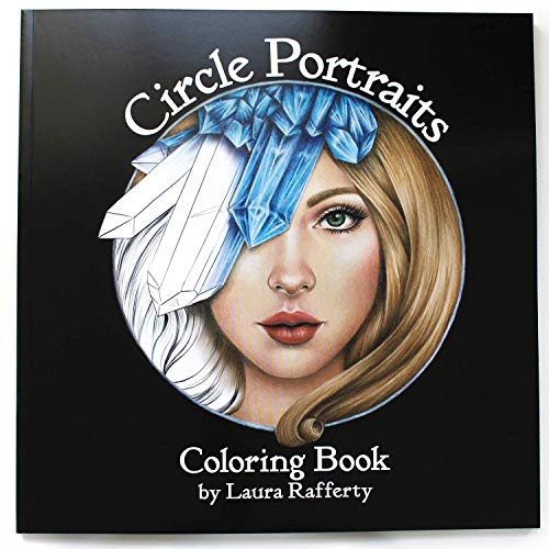 Circle Portraits Coloring Book Signed First Edition