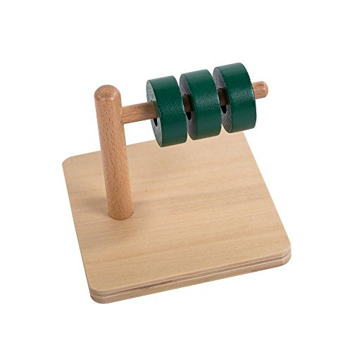 Leader Joy Montessori USA Montessori Materials Dowel Set Toddler Preschool Toy