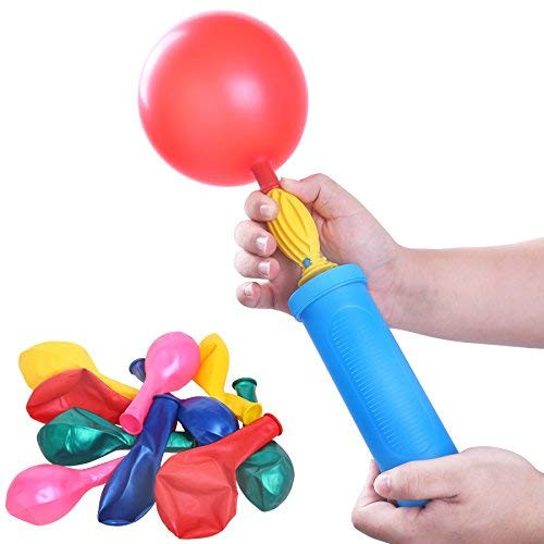 Hand Held Air Inflator, Double Action Hand Air Pumps for Exercise Balls