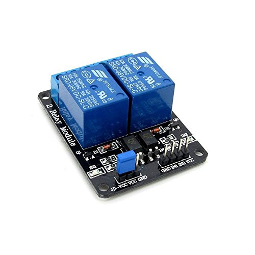 2 Channel DC 5V Relay Shield Module for Arduino Raspberry Pi ARM AVR