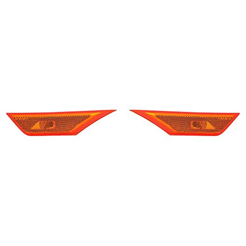 Fits Honda Civic Sedan/Coupe 2016 2017 2018 Reflector Side Marker Light Assembly Pair Driver and Passenger Side (NSF Certified) HO2550127, HO2551127