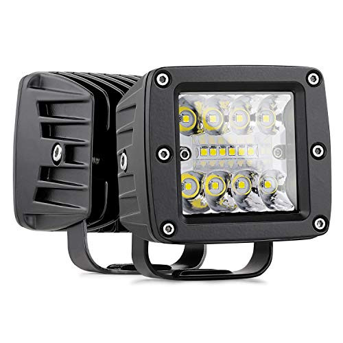LED Cubes, Nirider 2PCS 84W CREE 3 Inch LED Pod Lights Off Road Driving Lights Spot Flood Combo LED Light Bars Fog Lights Square LED Work Light for Truck Jeep Car SUV ATV UTV Boat, 2 Yrs Warranty LED Cubes, Nirider 2PCS 84W CREE 3 Inch LED Pod Lights Off Road Driving Lights Spot Flood Combo LED Light Bars Fog Lights Square LED Work Light for Truck Jeep Car SUV ATV UTV Boat, 2 Yrs Warranty