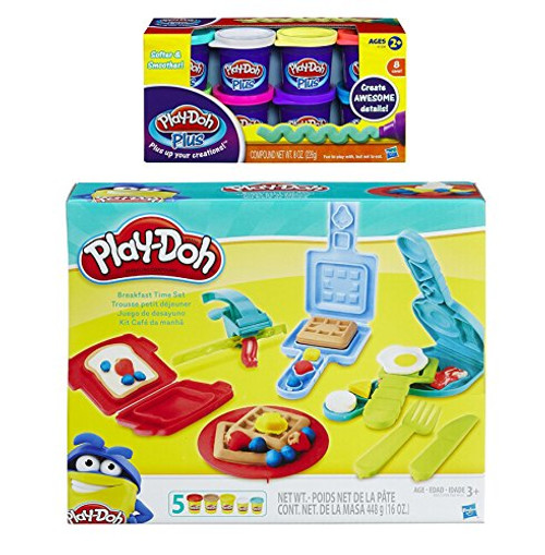 PD Play-Doh Breakfast Time Playset + Play-Doh Plus Compound Bundle PD Play-Doh Breakfast Time Playset + Play-Doh Plus Compound Bundle