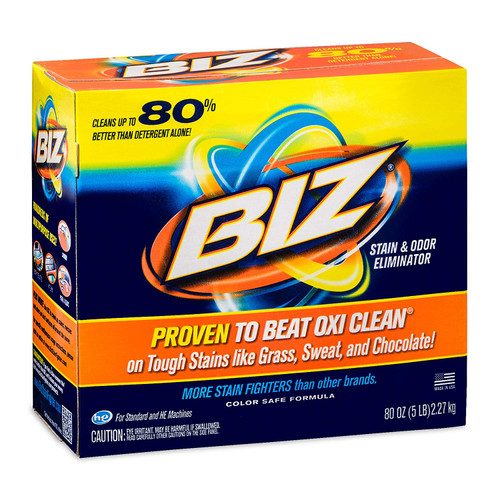 BIZ Stain & Odor Eliminator Laundry Detergent Powder (80 oz.)