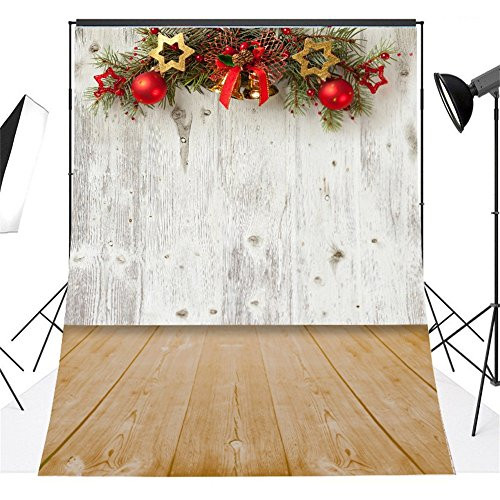 DODOING 3x5FT Christmas Theme Bell Balls Stars Backdrop for Photography Background Wood Wall Floor Studio Props 0.9x1.5m DODOING 3x5FT Christmas Theme Bell Balls Stars Backdrop for Photography Background Wood Wall Floor Studio Props 0.9x1.5m