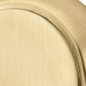 Emtek 2251 Half Dome Style Door Stop 13 finish options (Satin Brass (US4))