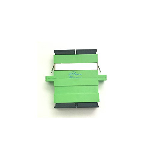 SNS Fiber Optic SC To SC/APC Duplex Single Mode Adapter 1-Pack