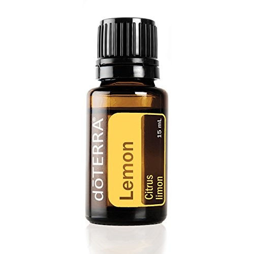 doTERRA - Lemon Essential Oil - Supports Healthy Respiratory Function, Energized and Positive Mood, Refreshing Natural Cleansing and Digestive Benefits; For Diffusion, Internal, or Topical Use - 15 ml