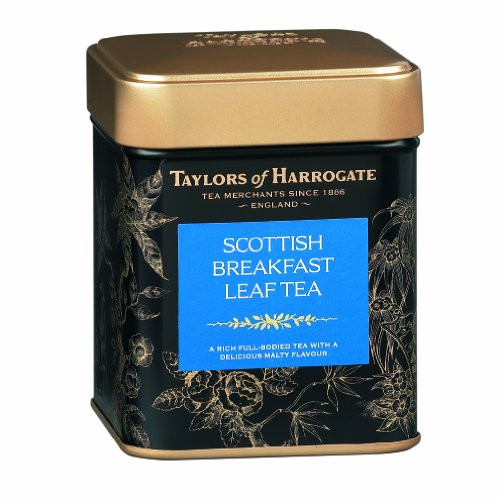 Taylors of Harrogate Scottish Breakfast Loose Leaf, 4.41 Ounce Tins (Pack of 2)