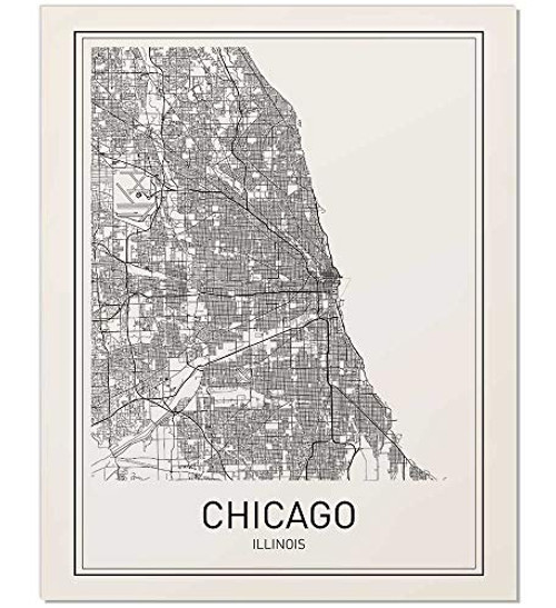 Chicago Print, Chicago Map, City Maps, Map Print, Map Art, Map of Chicago, Map Art Print, Black and White Map, Illinois, Illinois Map, Map Wall Art, Modern Cities, Minimalist Map Art, 8x10 Chicago Print, Chicago Map, City Maps, Map Print, Map Art, Map of Chicago, Map Art Print, Black and White Map, Illinois, Illinois Map, Map Wall Art, Modern Cities, Minimalist Map Art, 8x10