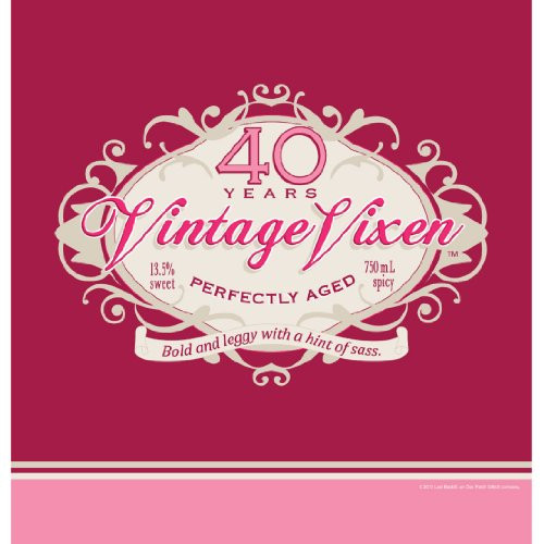Creative Converting Vintage Vixen 40th Birthday Plastic Banquet Table Cover, 54 by 108-Inch Creative Converting Vintage Vixen 40th Birthday Plastic Banquet Table Cover, 54 by 108-Inch