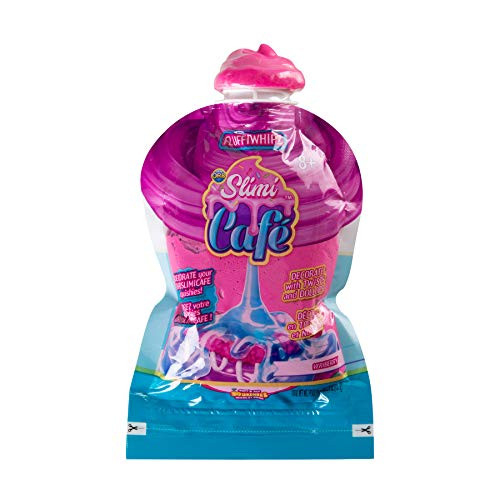ORB 35782 Slimi Cafe Compound Fluffiwhipz Veriberry, Purple Slimy Icing Decoration Pack for Crushed Pastries, Toys for Ages 8 and up, Purple