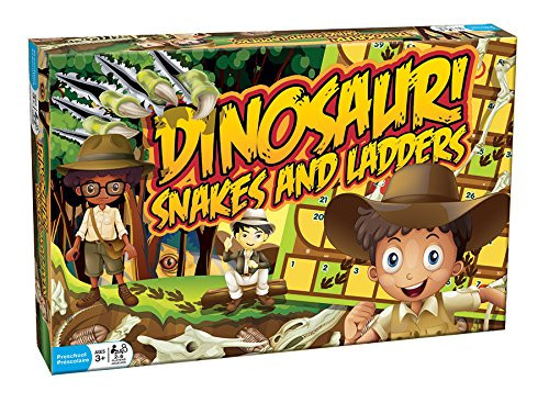 Outset Media - Dinosaur Snakes and Ladders - A Dino-Sized Twist on a Classic Game