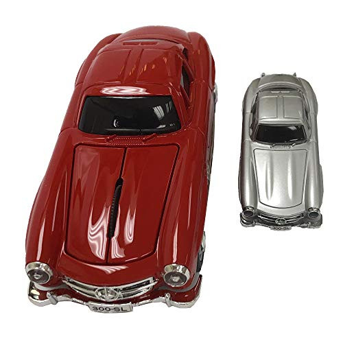 Click Car CCB-MERCEDES-RED-16GB-SILVER Red Mercedes-Benz 300SL Wireless Optical Mouse with 16GB Silver USB Bundle Click Car CCB-MERCEDES-RED-16GB-SILVER Red Mercedes-Benz 300SL Wireless Optical Mouse with 16GB Silver USB Bundle