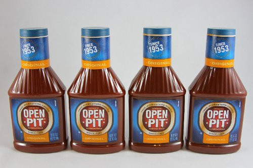 Open Pit Original BBQ Sauce, 18-Ounce (Pack of 4)