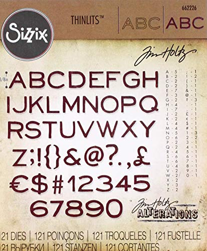 Sizzix 662226 Thinlits Die, Black