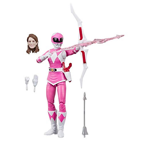Hasbro Power Rangers Lightning Collection 6" Mighty Morphin Pink Ranger Collectible Action Figure Toy with Accessories Hasbro Power Rangers Lightning Collection 6" Mighty Morphin Pink Ranger Collectible Action Figure Toy with Accessories