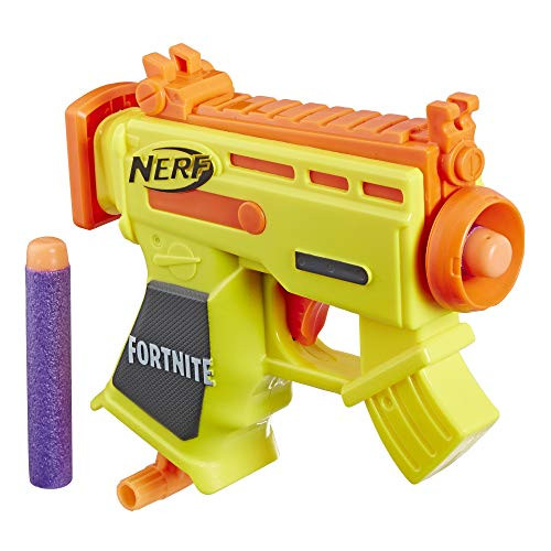 NERF Fortnite Micro AR-L Microshots Dart-Firing Toy Blaster & 2 Official Elite Darts for Kids, Teens, Adults