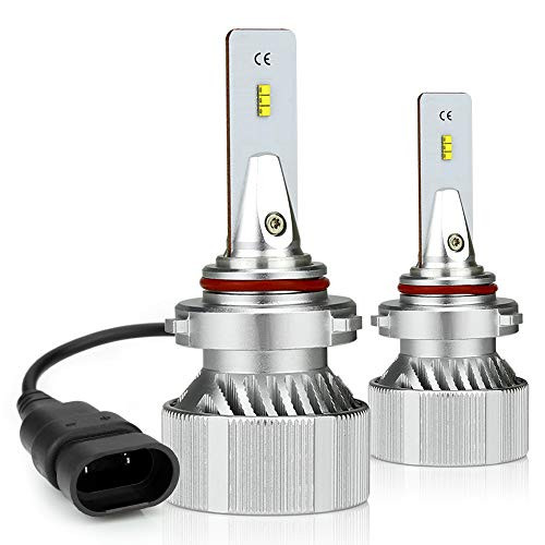 9005 Led Headlight Bulbs 100W 6000K 12000LM Xenon White HB3 ZES Chips Conversion Kit