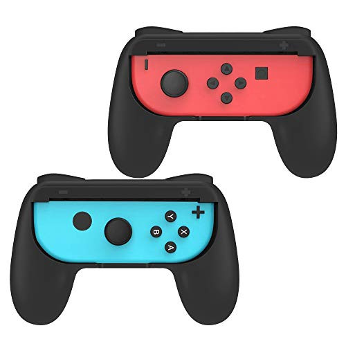 JYIN Grip for Nintendo Switch Joy-Con, 2-Pack Switch Controller Grip Handle Kit for Nintendo Switch Joy-Con (Black) JYIN Grip for Nintendo Switch Joy-Con, 2-Pack Switch Controller Grip Handle Kit for Nintendo Switch Joy-Con (Black)